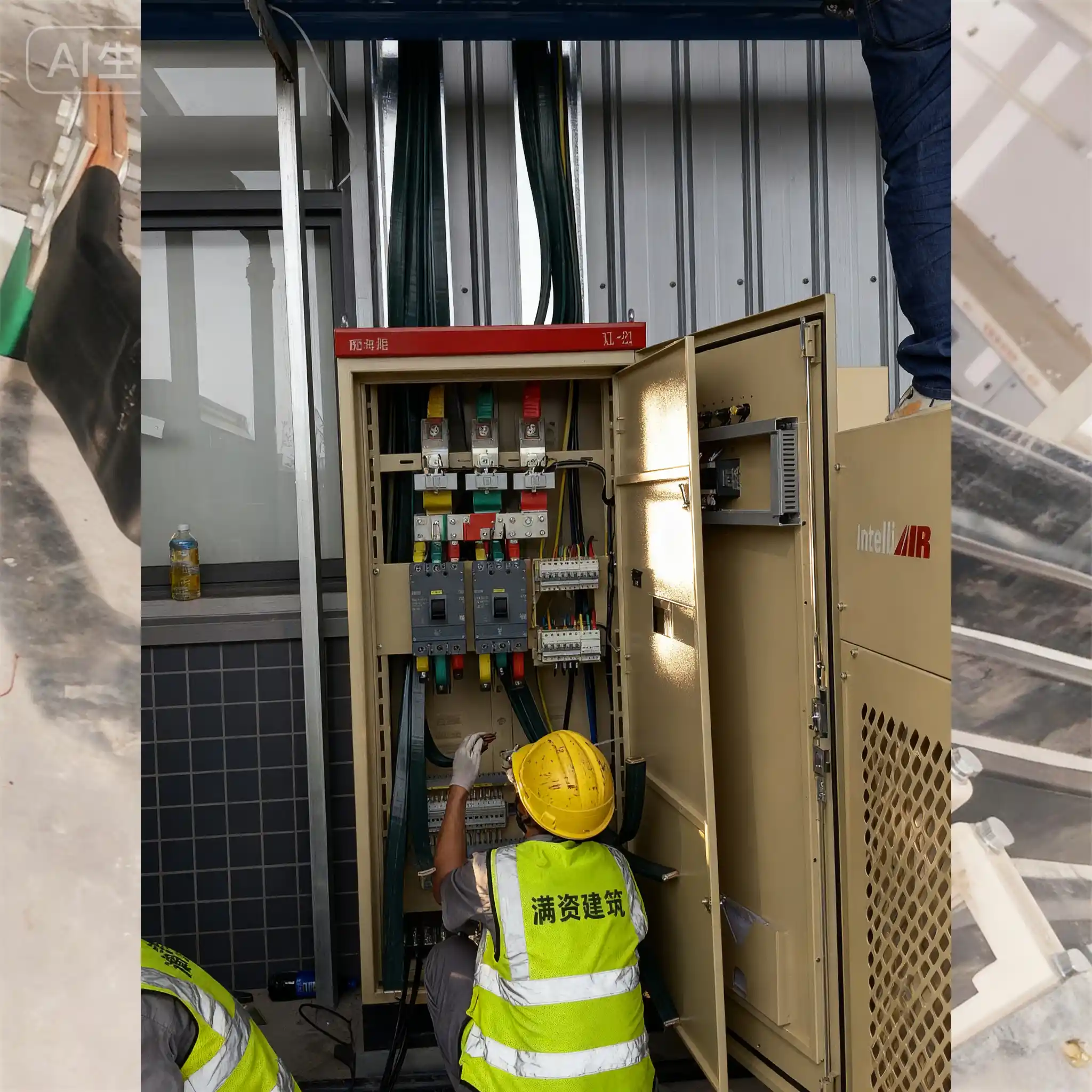 Manufacturing Solutions - Robot cell high current busbar connection