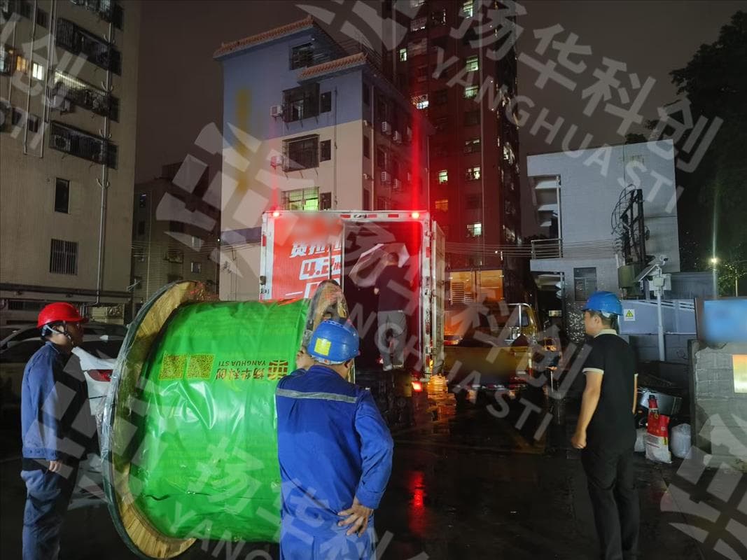 Yanghua Insights: Main Busbar Explosion in Electrical Room? Flexible Busbar Emergency Power Repair Project Installation Site