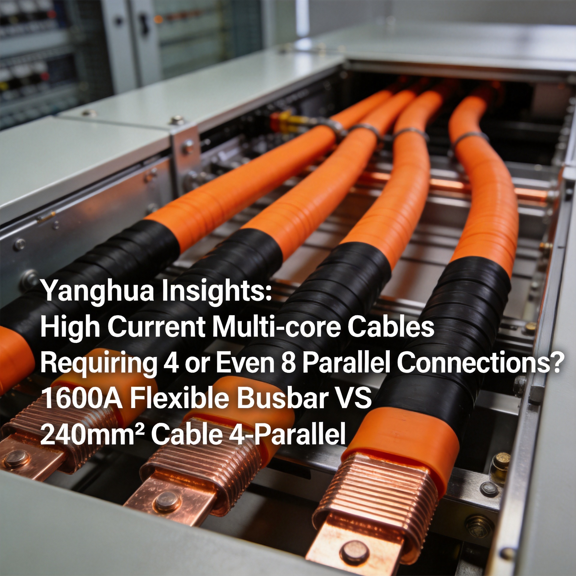 Yanghua Insights: High Current Multi-core Cables Requiring 4 or Even 8 Parallel Connections? 1600A Flexible Busbar VS 240mm² Cable 4-Parallel